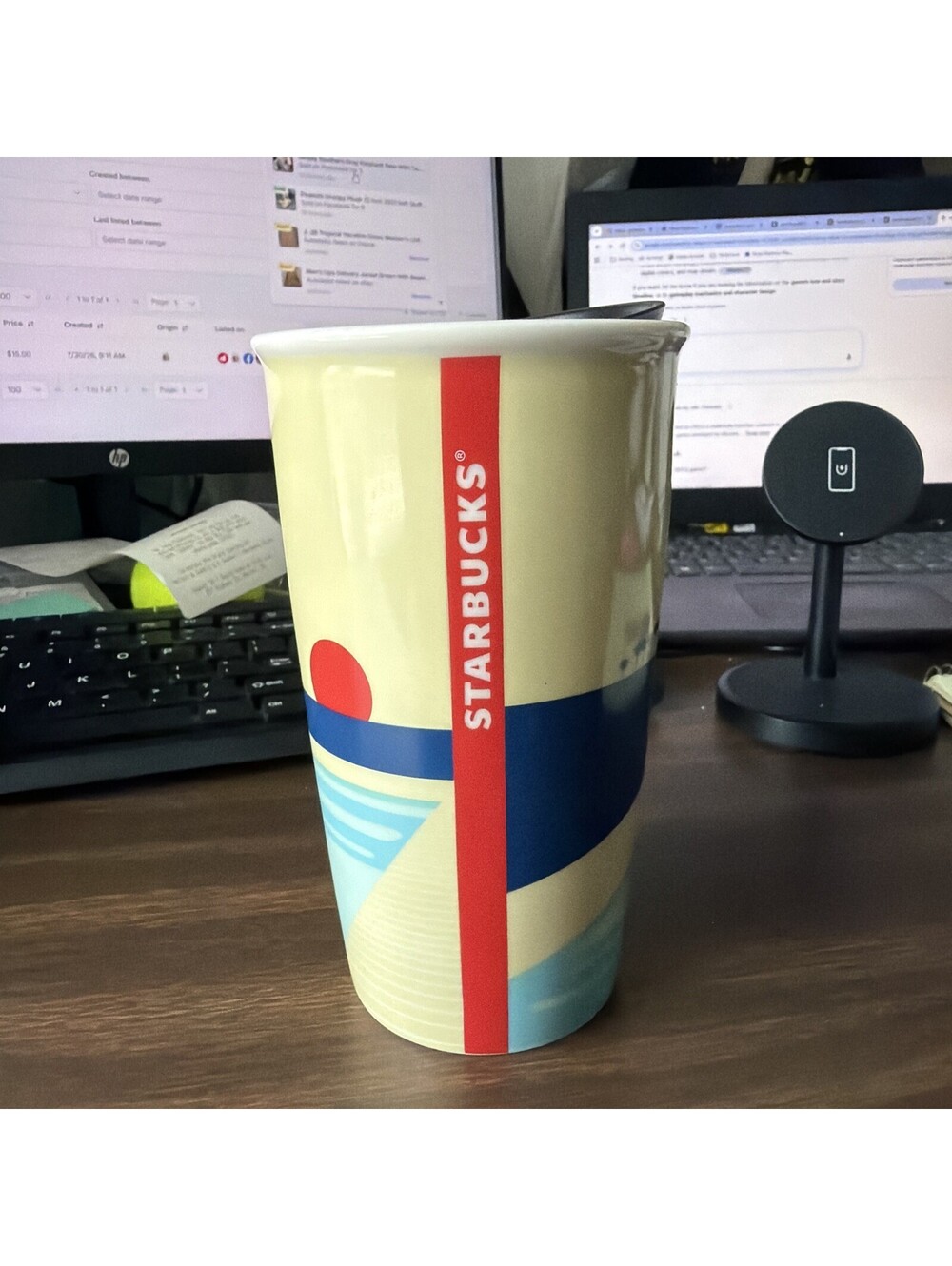 Starbucks California 2016 Ceramic Double Wall Tumbler Coffee Mug 12oz New